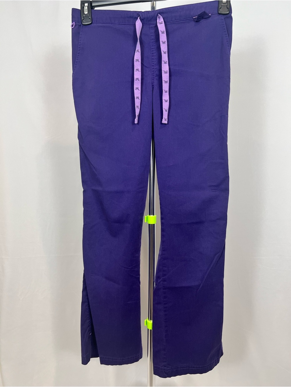 MC2 Purple Scrub Pants with Contrasting Drawstring